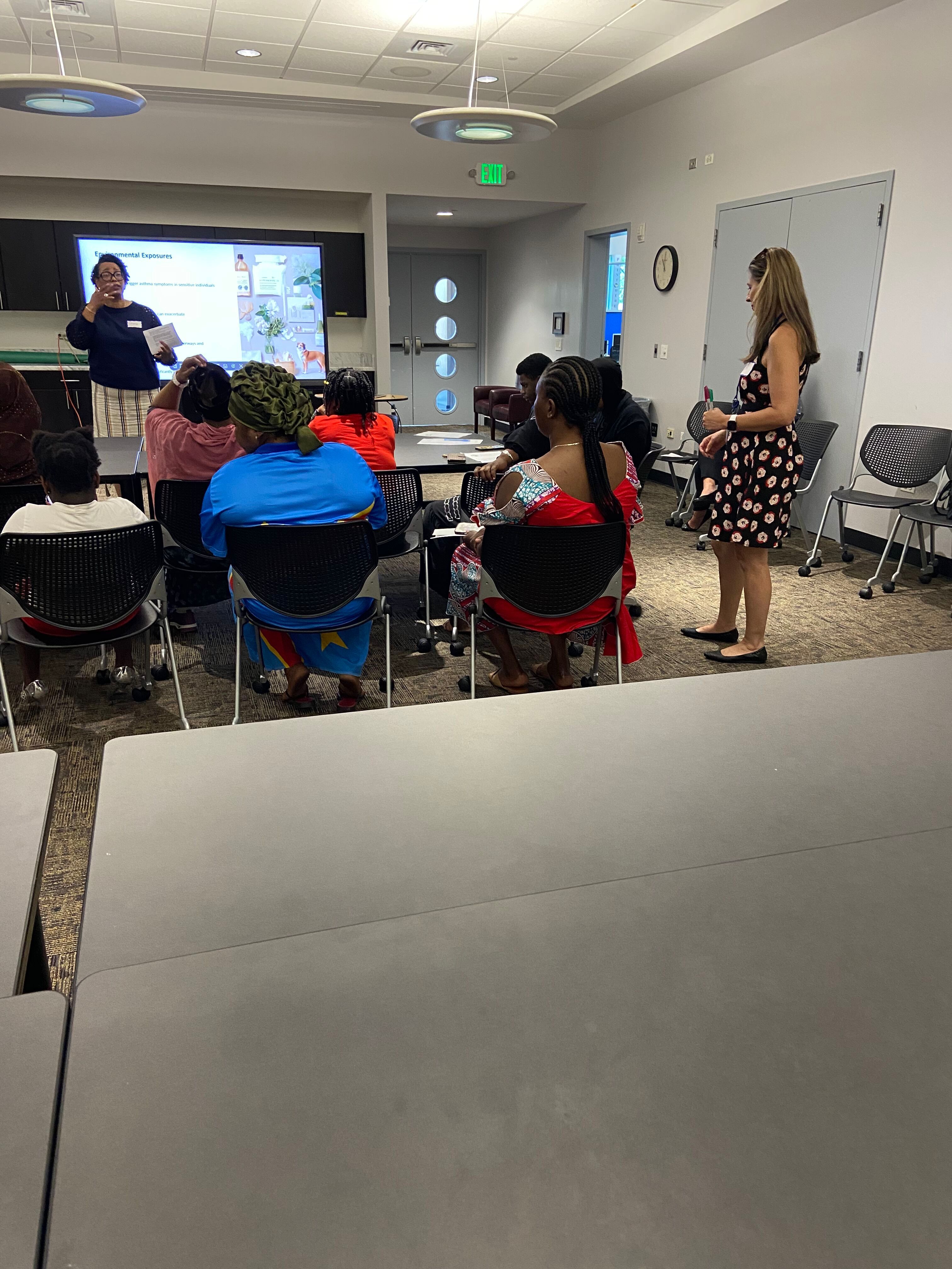Facilitated community education session supporting participant readiness