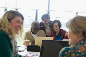 EHS team discussion across research and community contexts